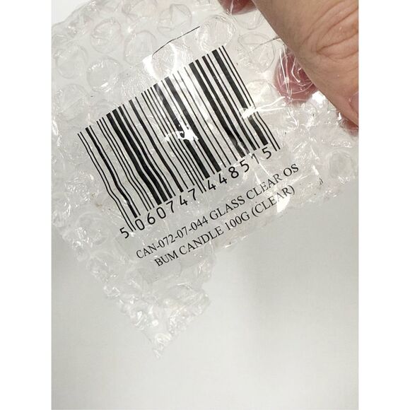 Anissa Kermiche Popotin Bum Candle Glass Clear White 100G - Picture 5 of 5